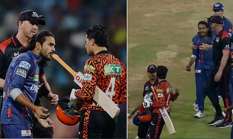 IPL 2025: திக்வேஷ் ரதியிடம் வாக்குவாதம் செய்த அபிஷேக் சர்மா - வைரல் வீடியோ