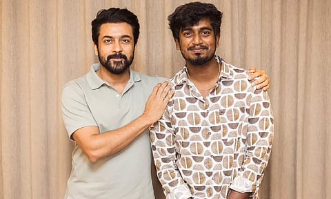 "டூரிஸ்ட் ஃபேமிலி" பட இயக்குனரை பாராட்டிய நடிகர் சூர்யா