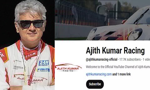 Ajith Kumar Racing..! புதிதாக யூ டியூப் சேனலை தொடங்கிய அஜித்