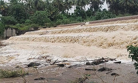 கோவையில் கனமழை நீடிப்பு: ஆறுகளில் வெள்ளப்பெருக்கு- பொதுமக்களுக்கு எச்சரிக்கை