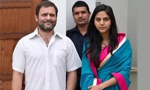 பாகிஸ்தானுக்கு உளவு பார்த்த பெண் யூடியூபருடன் ராகுல் காந்தி இருக்கும் புகைப்படங்கள் வைரல்.. உண்மை என்ன?