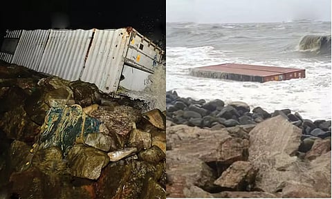 கொல்லம் கடற்கரையில் கரை ஒதுங்கும் ரசாயன கண்டெய்னர்கள் - கரையோர மக்களுக்கு எச்சரிக்கை