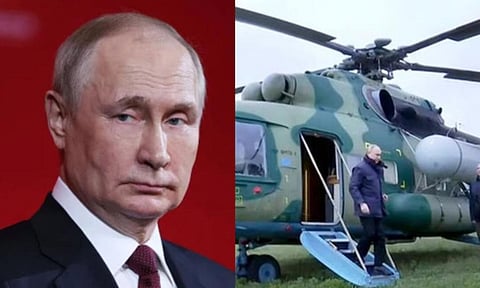 கொலை முயற்சியில் இருந்து உயிர்தப்பிய புதின்?.. ஹெலிகாப்டர் மீது உக்ரைன் டிரோன் தாக்குதல் - அதிர்ச்சி