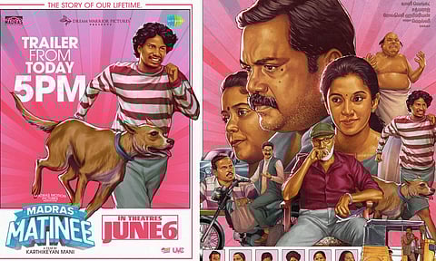 இன்று மாலை வெளியாகும் மெட்ராஸ் மேட்னி படத்தின் டிரெய்லர்