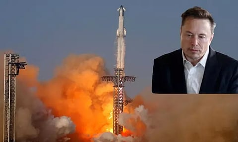 கட்டுப்பாட்டை இழந்து இந்திய பெருங்கடலில் விழுந்த ஸ்டார்ஷிப் - எலான் மஸ்க் ராக்கெட் சோதனை மீண்டும் தோல்வி