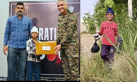 ஆபரேஷன் சிந்தூரின்போது ராணுவ வீரர்களின் தாகம் தீர்த்த 10 வயது சிறுவனுக்கு பரிசளித்த ராணுவம்