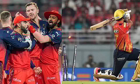 ஐபிஎல் குவாலிபையர்-1: ஆர்சிபி பவுலர்கள் அபாரம்- பஞ்சாப் கிங்ஸ் 101 ரன்னில் சுருண்டது