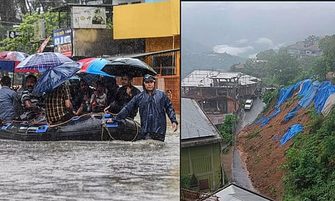 வடகிழக்கு மாநிலங்களில் கொட்டி தீர்த்த கனமழை - 30 பேர் உயிரிழப்பு