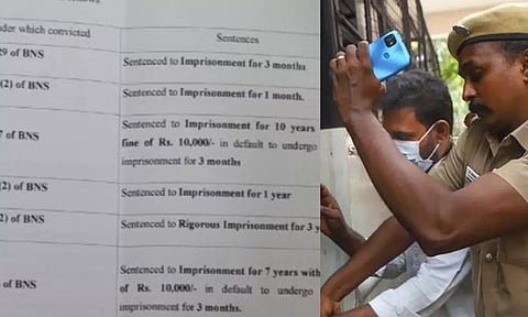 ஞானசேகரனுக்கு சட்டப்பிரிவுகளின் கீழ் வழங்கப்பட்ட தண்டனை விவரம்...