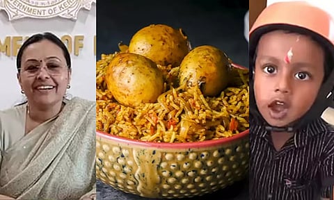 கேரளாவில் அங்கன்வாடியில் மாணவர்களுக்கு முட்டை பிரியாணி