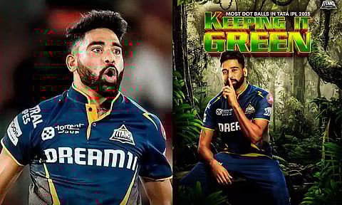 IPL 2025: டாட் பந்துகள் மூலம் அதிக மரங்களை நட்டு நாட்டை பசுமையாக்கிய முகமது சிராஜ்