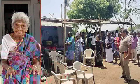 மூதாட்டி கொலை வழக்கில் கைதான தொழிலாளி- செருப்பை வைத்து துப்பு துலக்கிய போலீசார்