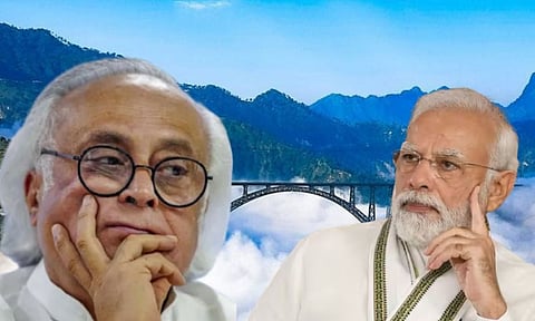 நரசிம்ம ராவ் முதல் மன்மோகன் சிங் வரை.. செனாப் பாலம் திறப்பில் சுய பெருமை தேடும் மோடி - காங்கிரஸ்