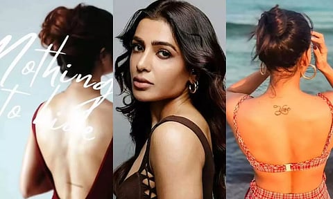 VIDEO: "மறைக்க எதுவுமில்லை.." சமந்தா முதுகில் குத்திய டாட்டூ மாயம் - பின்னணியில் முன்னாள் கணவர்!