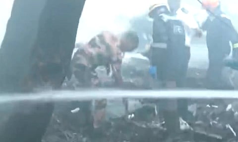 AI 171 விமான விபத்து - சம்பவ இடத்திற்கு விரைந்த தேசிய பேரிடர் மீட்புப்படை