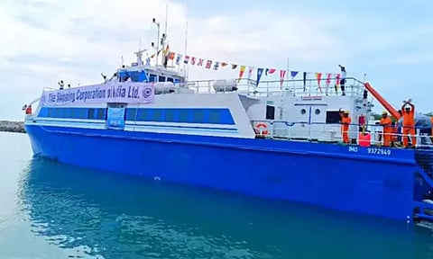 பலத்த காற்று எச்சரிக்கை: நாகப்பட்டினம்-இலங்கை இடையிலான கப்பல் சேவை 18-ந்தேதி வரை நிறுத்தம்