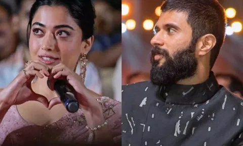 விஜய் தேவரகொண்டா குறித்த கேள்வியால் வெட்கத்தில் முகம் சிவந்த ராஷ்மிகா மந்தனா