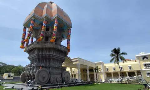புதிய பொலிவுடன் வள்ளுவர் கோட்டம்..! முதலமைச்சர் நாளை திறந்து வைக்கிறார்