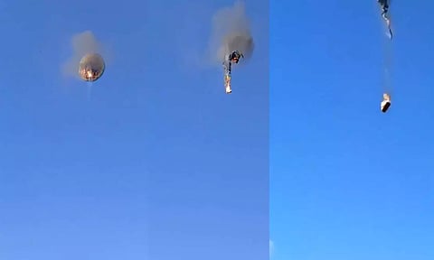 பிரேசிலில் நடுவானில் ராட்சத பலூன் தீப்பிடித்து கீழே விழுந்து விபத்து: 8 பேர் உயிரிழப்பு