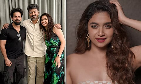 தளபதி is an Emotion - விஜய்க்கு பிறந்தநாள் வாழ்த்து கூறிய கீர்த்தி சுரேஷ்