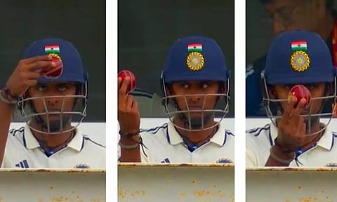 பேட்டிங் செய்வதற்கு முன் சாய் சுதர்சன் செய்த செயல் - வீடியோ வைரல்