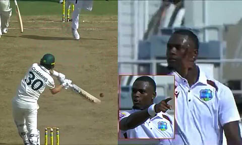 கம்மின்ஸ் விக்கெட்டை வீழ்த்தியதும் ஆக்ரோசமாக செயல்பட்ட வெஸ்ட் இண்டீஸ் வீரருக்கு அபராதம்..!