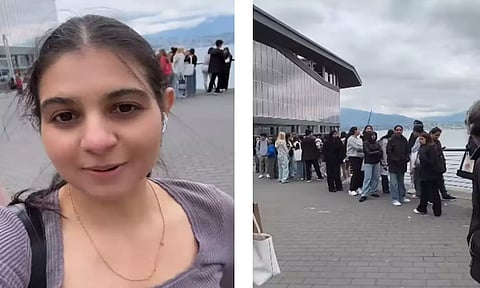 கனடாவில் வேலைக்காக நீண்ட வரிசையில் நிற்கும் மக்கள்: வைரலான வீடியோ