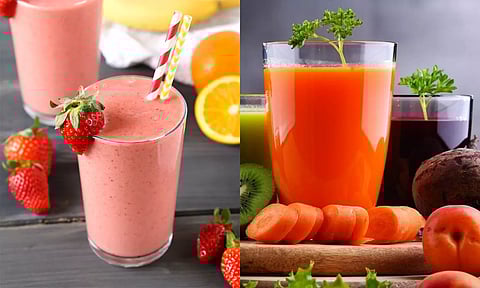 ஸ்மூத்தி... ஜூஸ்... எதை பருகுவது ஆரோக்கியமானது?