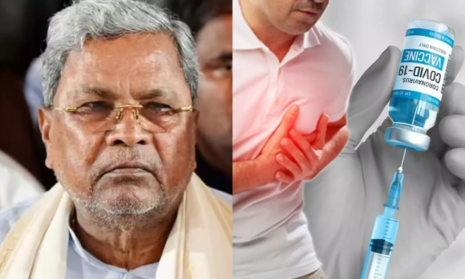 ஒரே மாதத்தில் 20 மாரடைப்பு மரணங்கள்.. கோவிட் தடுப்பூசி காரணமா? - விசாரணைக்கு உத்தரவிட்ட சித்தராமையா