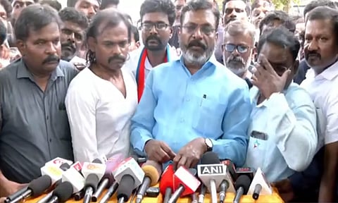 எல்லா ஆட்சிக் காலத்திலும் போலீசாரின் விசாரணை முறை இப்படித்தான் இருக்கிறது- திருமாவளவன்