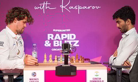 கிராண்ட் செஸ் டூர்: மட்டம் தட்டிய மேக்னஸ் கார்ல்சனை வீழ்த்தி குகேஷ் அசத்தல் வெற்றி!