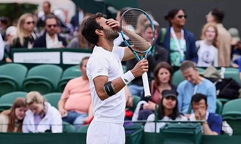 விம்பிள்டன் டென்னிஸ்: ஆண்கள் இரட்டையர் பிரிவில் யுகி பாம்ப்ரி ஜோடி தோல்வி