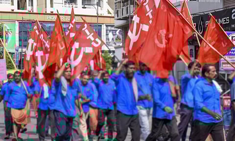 புதுச்சேரியில் தொழிற்சங்கங்கள் சார்பில் வேலைநிறுத்தம் தொடங்கியது