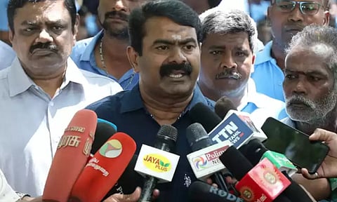 நிகிதா மீது நடவடிக்கை எடுக்காதது ஏன்? சீமான் கேள்வி