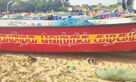 த.வெ.க. கொடி வண்ணம் தீட்டிய படகுகளுக்கு எரிபொருள் மானியம் மறுப்பு!- மீனவர்கள் போராட்டம் அறிவிப்பு