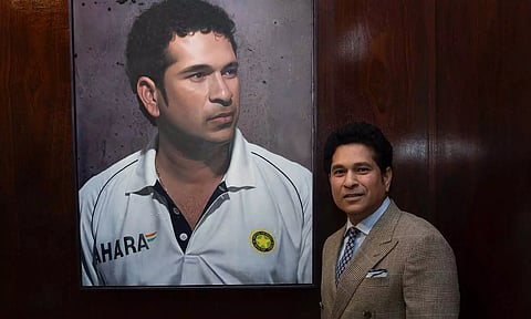 லார்ட்ஸ் மியூசியத்தில் சச்சின் தெண்டுல்கரின் புதிய படம் திறப்பு..!