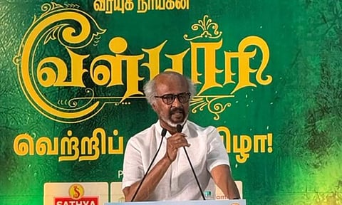 அமைச்சர் துரைமுருகன் பத்தி சொல்ல வந்ததே வேற, ஆனா மாட்டிகிட்டேன்: வேள்பாரி நிகழ்ச்சியில் ரஜினிகாந்த்