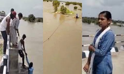 செல்ஃபி எடுக்கும்போது கணவனை ஆற்றில் தள்ளிவிட்ட மனைவி - பகீர் சம்பவம்