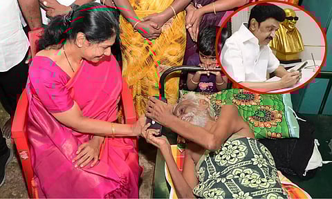 திமுக மூத்த நிர்வாகி சக்திவேலிடம் தொலைபேசி வாயிலாக நலம் விசாரித்தார் முதலமைச்சர் மு.க.ஸ்டாலின்