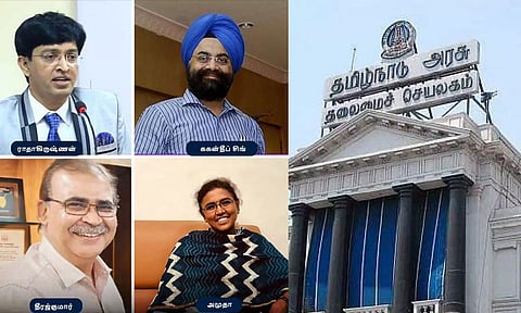 தமிழ்நாடு அரசின் செய்தித் தொடர்பாளர்களாக 4 ஐஏஎஸ் அதிகாரிகள் நியமனம்