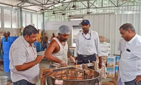 அல்வாவில் தேள் கிடந்த விவகாரம்: அல்வா கடை, குடோன்களில் உணவு பாதுகாப்புத்துறையினர் அதிரடி ஆய்வு