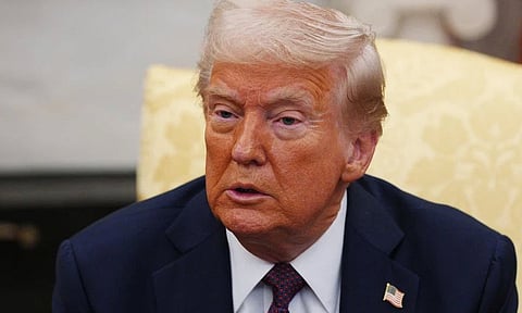 வளைகுடா நாடுகளின் தலைவர்களுக்கு வெள்ளை மாளிகையில் விருந்து வைத்த அதிபர் டிரம்ப்