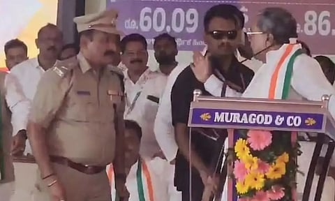 முதல்வர் சித்தராமையா அடிக்க கை ஓங்கிய போலீஸ் அதிகாரிக்கு பதவி உயர்வு