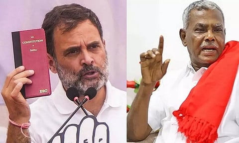 சிபிஎம் இல்லாமல் மதசார்பின்மையை பாதுகாக்க முடியுமா? - ராகுல்காந்திக்கு சண்முகம் கேள்வி