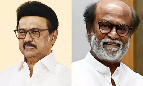 முதலமைச்சர் மு.க. ஸ்டாலினிடம் நலம் விசாரித்தார் ரஜினி