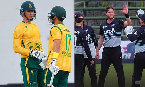 முத்தரப்பு தொடர்: நியூசிலாந்துக்கு 135 ரன்கள் இலக்கு நிர்ணயித்த தெ. ஆப்பிரிக்கா