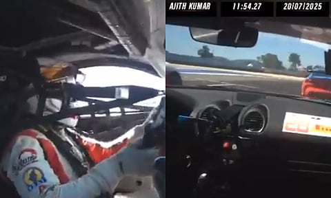 மீண்டும்ம்ம்ம்... விபத்தில் சிக்கிய அஜித் - புதிய வீடியோ