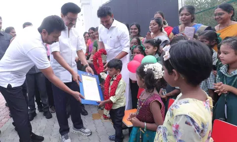 அரசுத் தொடக்கப்பள்ளிகளில் மாணவர் சேர்க்கை 3.94 லட்சமாக அதிகரிப்பு - அமைச்சர் அன்பில் மகேஸ்