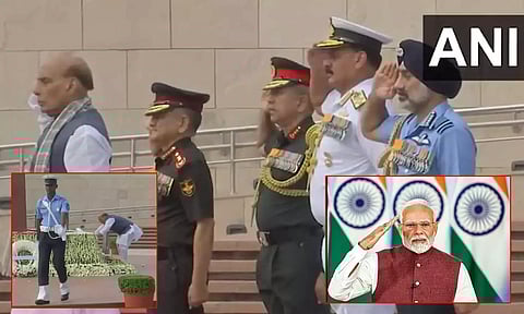 கார்கில் போர் வெற்றி தினம் வீரர்களின் ஈடு இணையற்ற துணிச்சலை நினைவூட்டுகிறது: பிரதமர் மோடி