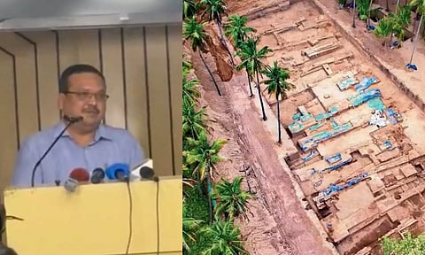 மத்திய தொல்லியல் துறைதான் கீழடி ஆய்வு அறிக்கையை வெளியிட வேண்டும் - அமர்நாத் ராமகிருஷ்ணன்